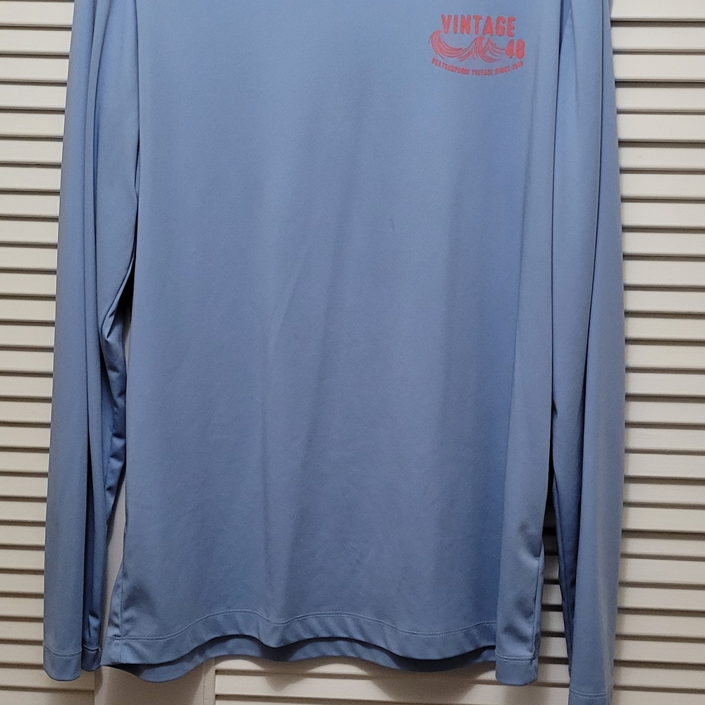 Weatherproof Light Blue Tee with Long Sleeves A Must For Outdoors